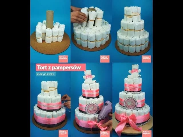 Tort z pampersów DIY: Stwórz idealny prezent krok po kroku!